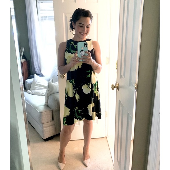 Floral Anne Klein Dress - Picture 4 of 10